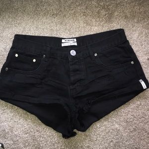 One Teaspoon Black Bandit shorts!